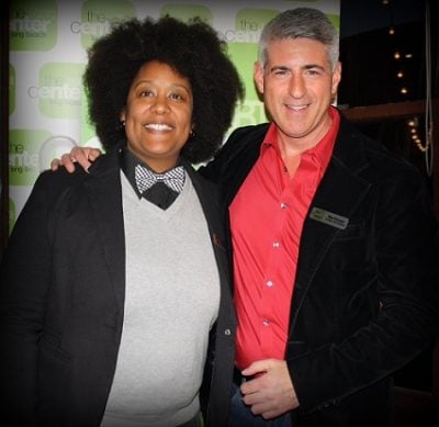 LaDawn Best, left, is the board president and chairperson for the Long Beach LGBTQ Center. Best is seen with former board president Ron Sylvester. Photo courtesy of the Long Beach LGBTQ Center