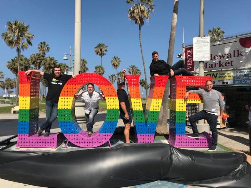World's largest Gay Pride flag hoisted in Venice Q Voice News
