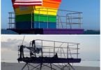 Long Beach Pride Lifeguard Tower