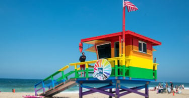 Hermosa Beach Pride Lifeguard Tower
