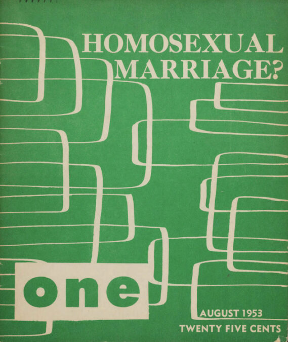 One magazine One Archives Gay history